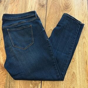 Old Navy Rockstar Super Skinny Dark Blue Jeans, Size 16 Short